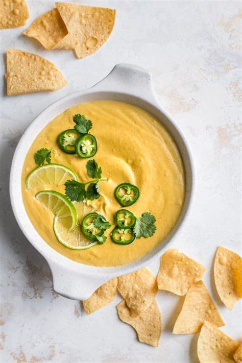 Vegan Butternut Squash Queso • The Curious Chickpea