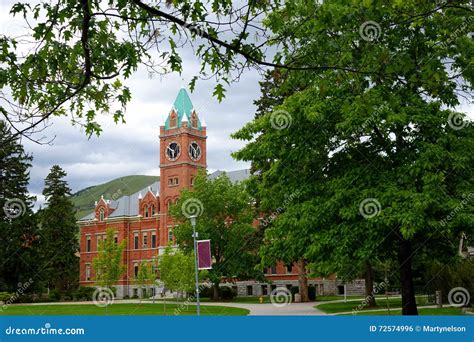 University Hall Missoula Mt Stock Photo Image Of West Montana