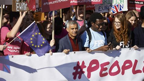 Manifestation à Londres pour un second référendum sur le Brexit