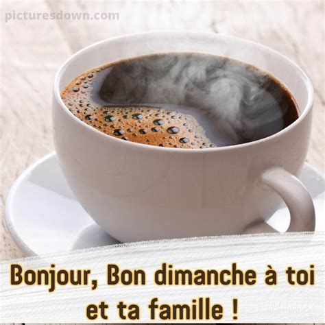 Bon dimanche café image noir picturesdown