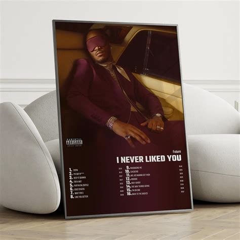 Future I Never Liked You Album Cover Poster Wall Art Etsy