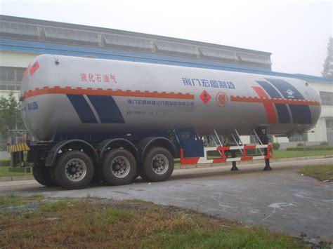 Tri Axle Air Suspension LPG Pressure Tank Semi Trailer For Sale China