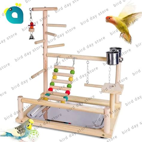 Jual Playground Parrot Tangkringan Burung Lovebird Parkit Falk