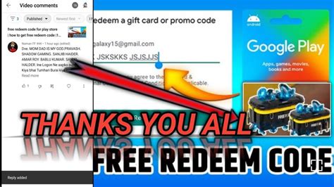 100 Free Google Play Redeem Code How To Get Free Google Play Redeem