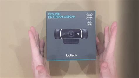 Unboxing The Logitech C922 Pro Hd Stream Webcam Is This The Best Webcam Avaliable Today Youtube