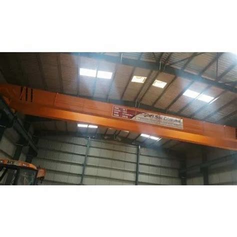 Electric Double Girder Eot Cranes Travel Speed 10 15 Mmin Max Load