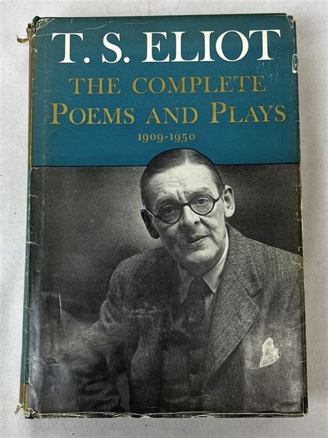 Ts Eliot Complete Poems And Plays 1909 1950 Hcdj Good Ebay