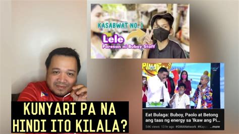 Winner Sa Isang Contest Ng Eat Bulaga Gma Empleyado Pala Ni Buboy