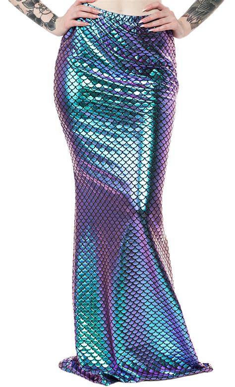 Iridescent Shimmer Mermaid Skirt