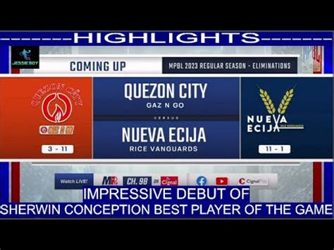 Nueva Ecija Rice Vanguards Vs Quezon City Gaz N Go Mpbl Highlights June