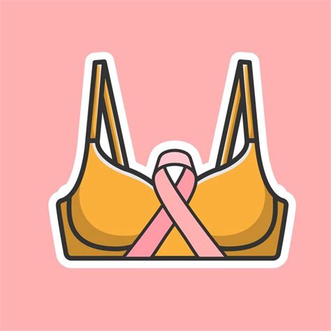 Premium Vector Breast Cancer October Awareness Month Campaign Sticker