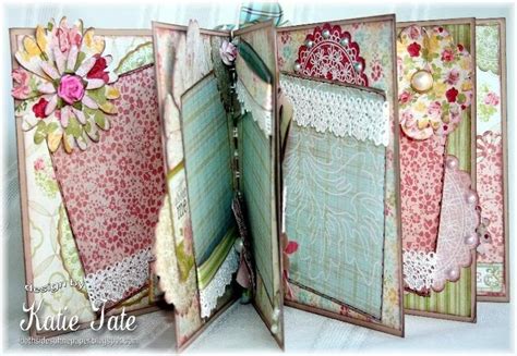 Shabby Vintage Chic Premade Mini Album Scrapbook CSPT Mini Scrapbook