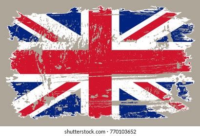 Grunge Uk Flag British Flagvector Stock Vector Royalty Free 433364998