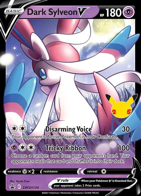 Dark Sylveon V SWSH134 Prices Pokemon Celebrations Pokemon Cards