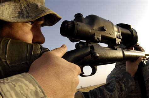 Air Force Sharpshooters Provide Extra Eyes Outside The Wire