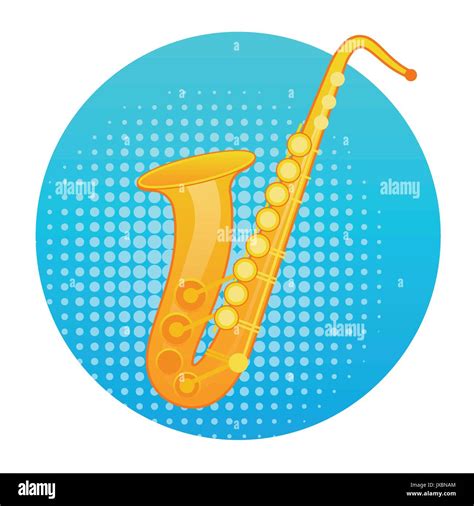 Saxophone Design Logo Stock Vector Images Alamy