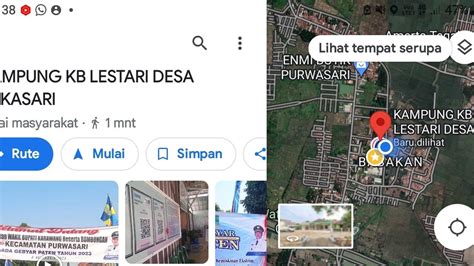 PETUNJUK ARAH JALAN MENUJU SEKRETARIAT KAMPUNG KB LESTARI DESA SUKASARI