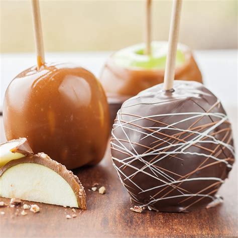 Caramel Apples Covered In Chocolate