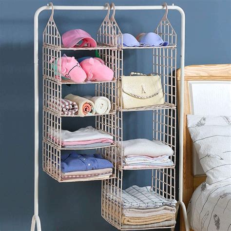 Hanging Storage, wardrobe Storage Organizer, PP Material Foldable wardrobe Closet Organiser ...