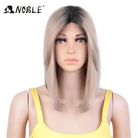 Perruque Lace Front Wig synthétique 10 pouces Noble perruque Bob