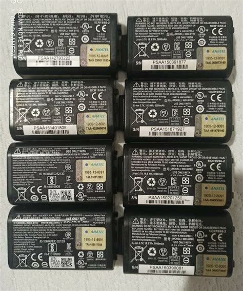 Lot Of 8 Original Extended Battery For HHP Dolphin 99EX Li Ion 3 7V 18