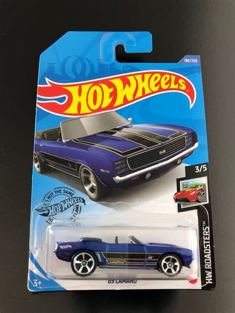 HOT WHEELS 69 CAMARO GHC74 HW ROADSTERS 3 5 NO BLISTER PALADINO LEILÕES
