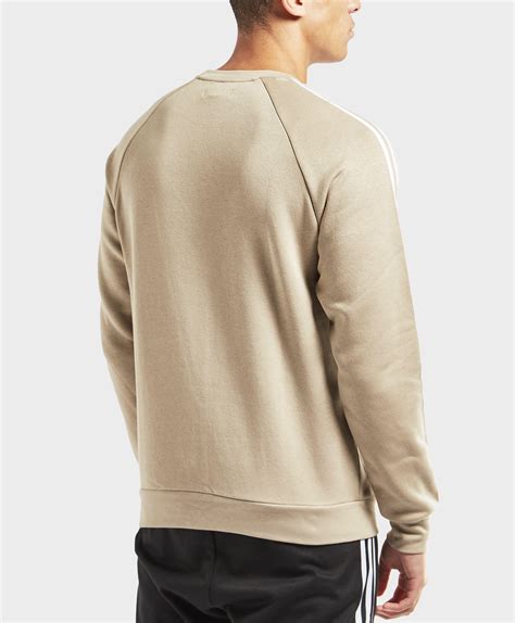 Adidas Originals Crew Neck Sweatshirt In Natural For Men Lyst