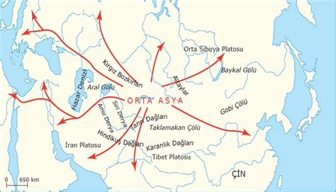 İlk ve Orta Çağlarda Türk Dünyası Orta Asyadan Türk Göçleri