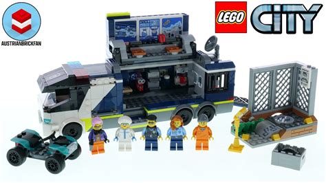 LEGO City 60418 Police Mobile Crime Lab Truck LEGO Speed Build Review