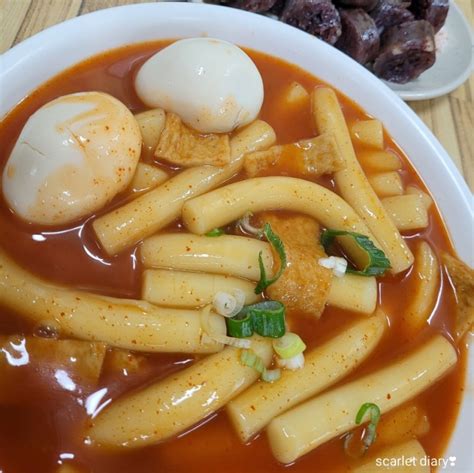 인천 3대 떡볶이 남동공단떡볶이 기본에 충실한 밀떡 떡볶이 네이버 블로그