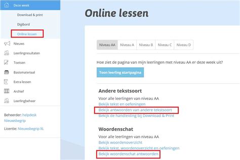 Waar Vind Ik De Antwoorden Van De Online Lessen Nieuwsbegrip