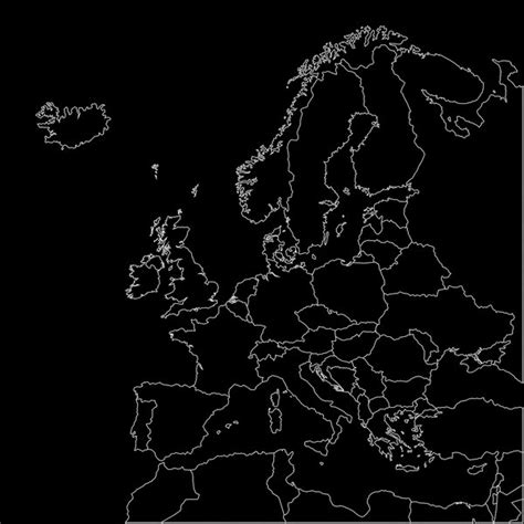 Europe Borders Names Model Turbosquid