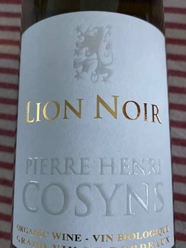 Chateau Lion Noir Lion Noir Blanc Vivino Us