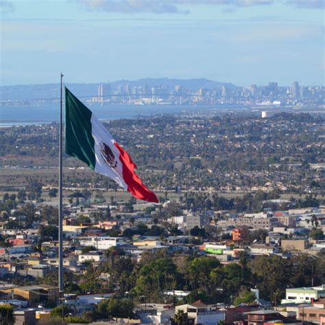 Mexican Flag In Tijuana Travel Off Path