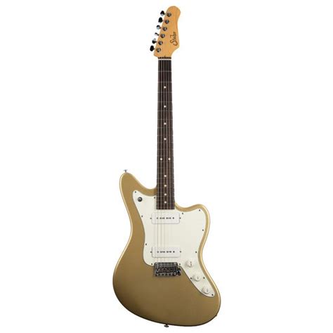 Suhr Classic Jm P Metallic Gold Begagnad Guitar For Sale Malm