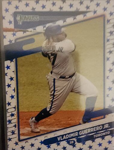 2021 Donruss 179 Vladimir Guerrero Jr Toronto Blue Jays