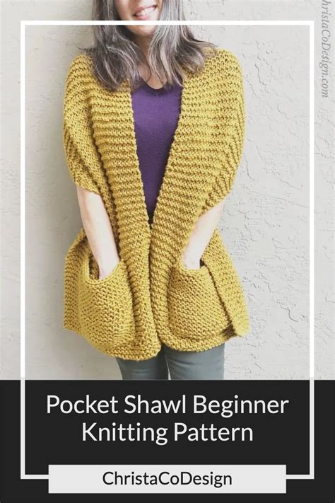 Easy Pocket Shawl Free Crochet Pattern Winding Road Crochet Artofit