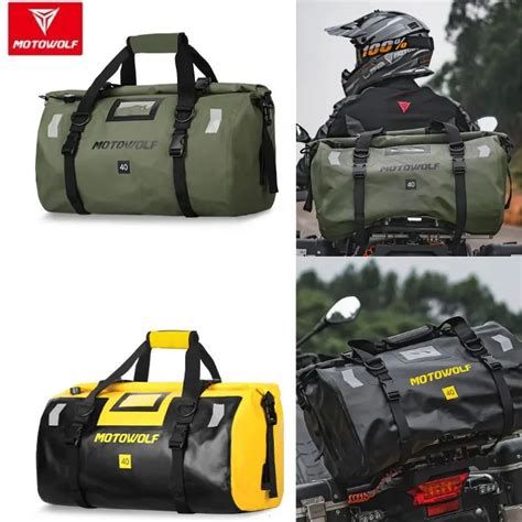 Motowolf Sac Dos Arri Re Tanche Pour Motocross Bagage Touring Biker