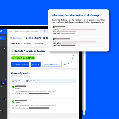 Carimbo Do Tempo Como Consultar Data E Hora Da Assinatura