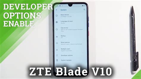 How To Enter Developer Options In ZTE Blade V10 Enable Developer Mode