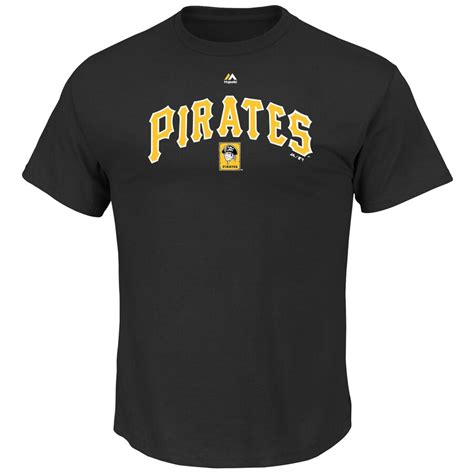 Pittsburgh Pirates Majestic Cooperstown Series Sweep T Shirt Black