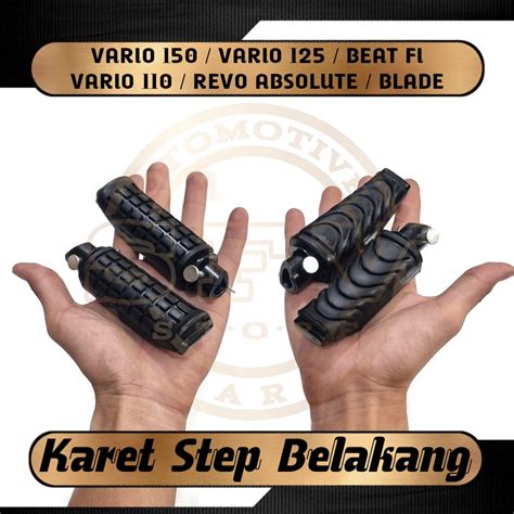 Jual Karet Footstep Belakang Vario 150 Vario 125 Vario 110 Beat