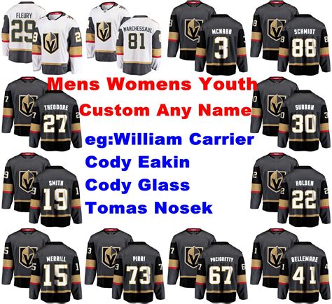 2020 Vegas Golden Knights Jerseys William Carrier Jersey Max Pacioretty ...