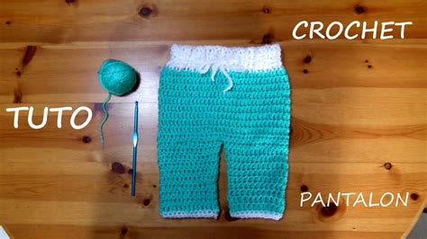 Como Tejer Un Ajuar Pantalon Para Bebe En Crochet O Ganchillo