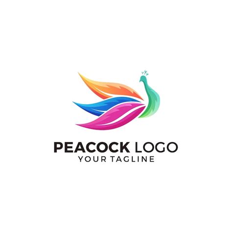 Premium Vector Peacock Logo Design Vector Illustration