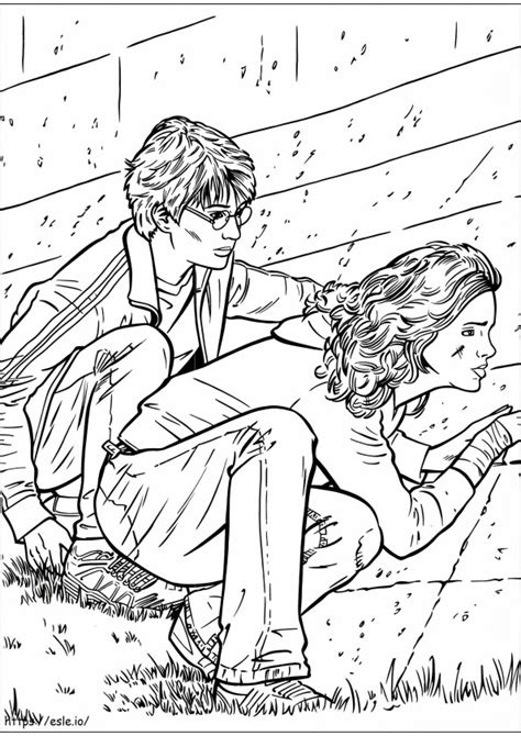 Hermione Granger Coloring Pages Free Printable Coloring Pages For