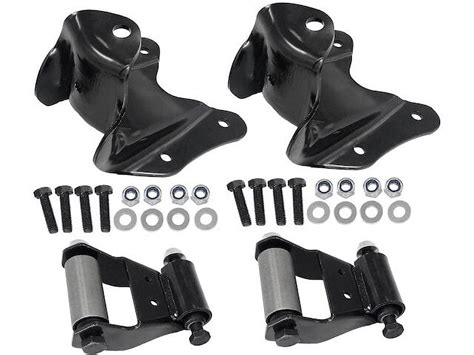 Rear Leaf Spring Shackle Bracket Kit Compatible With 1980 1997 Ford