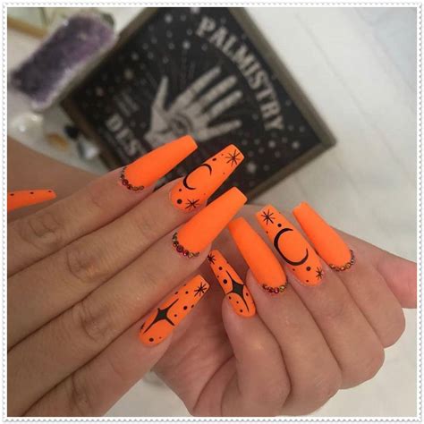 Orange Halloween Nails Art Designs And Ideas 2023 Fancy Nail Art