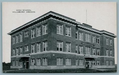 Hillsboro Schools Revealed — Hillsboro Historical Society