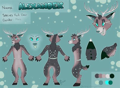 Fursuit Fursona Reference Sheet Commission Etsy Uk